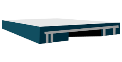 Open-strip frame buildings>